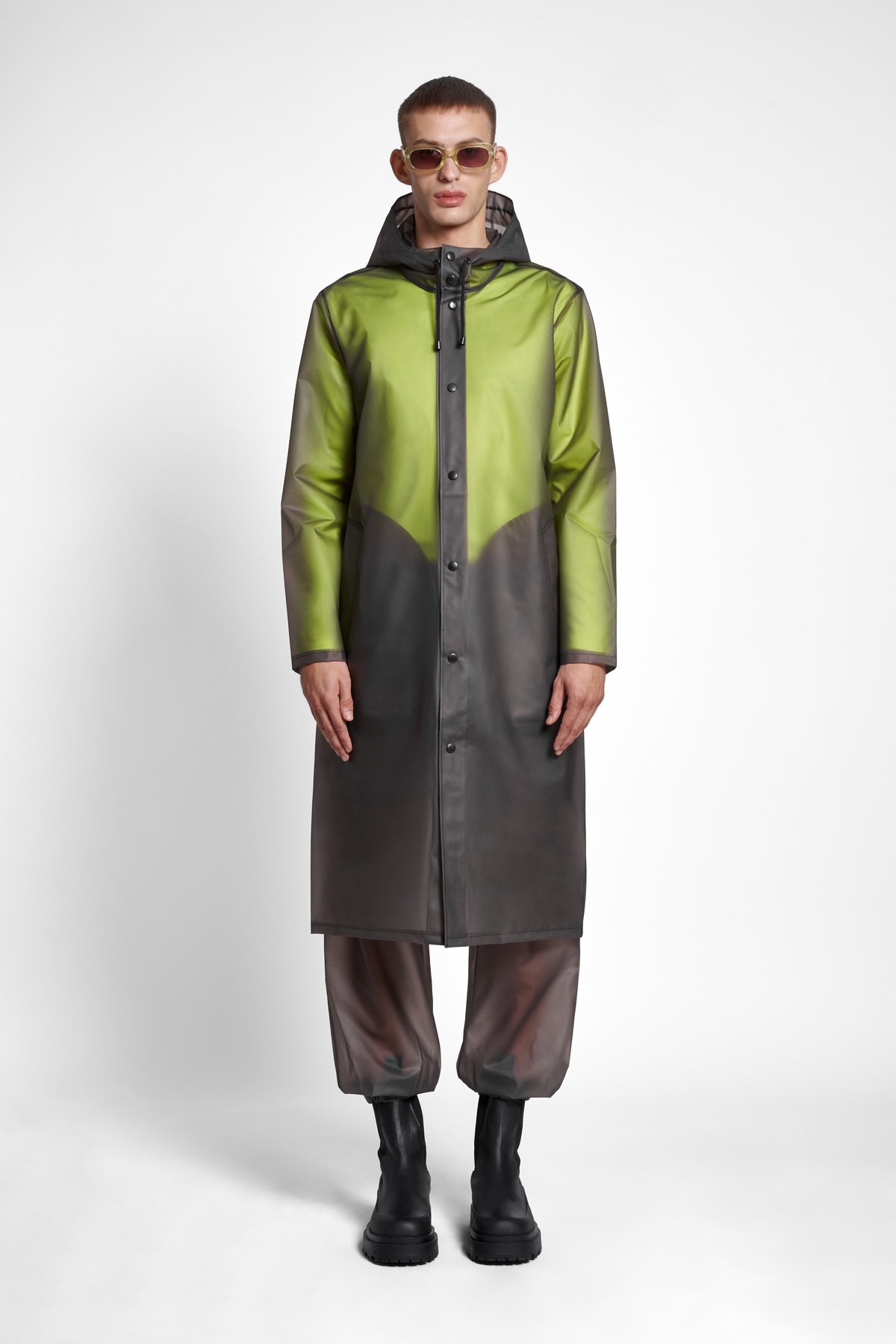 STUTTERHEIM LONG PRINT RAIN COAT