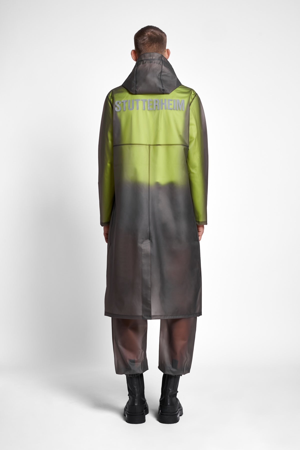 STUTTERHEIM LONG PRINT RAIN COAT