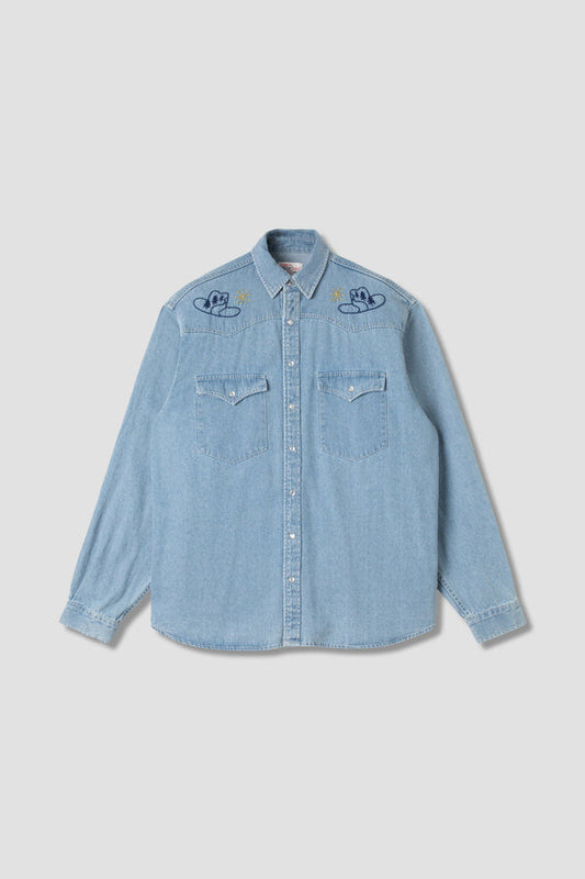 STAN RAY WESTERN SHIRT (STONEWASHED W/EMB)