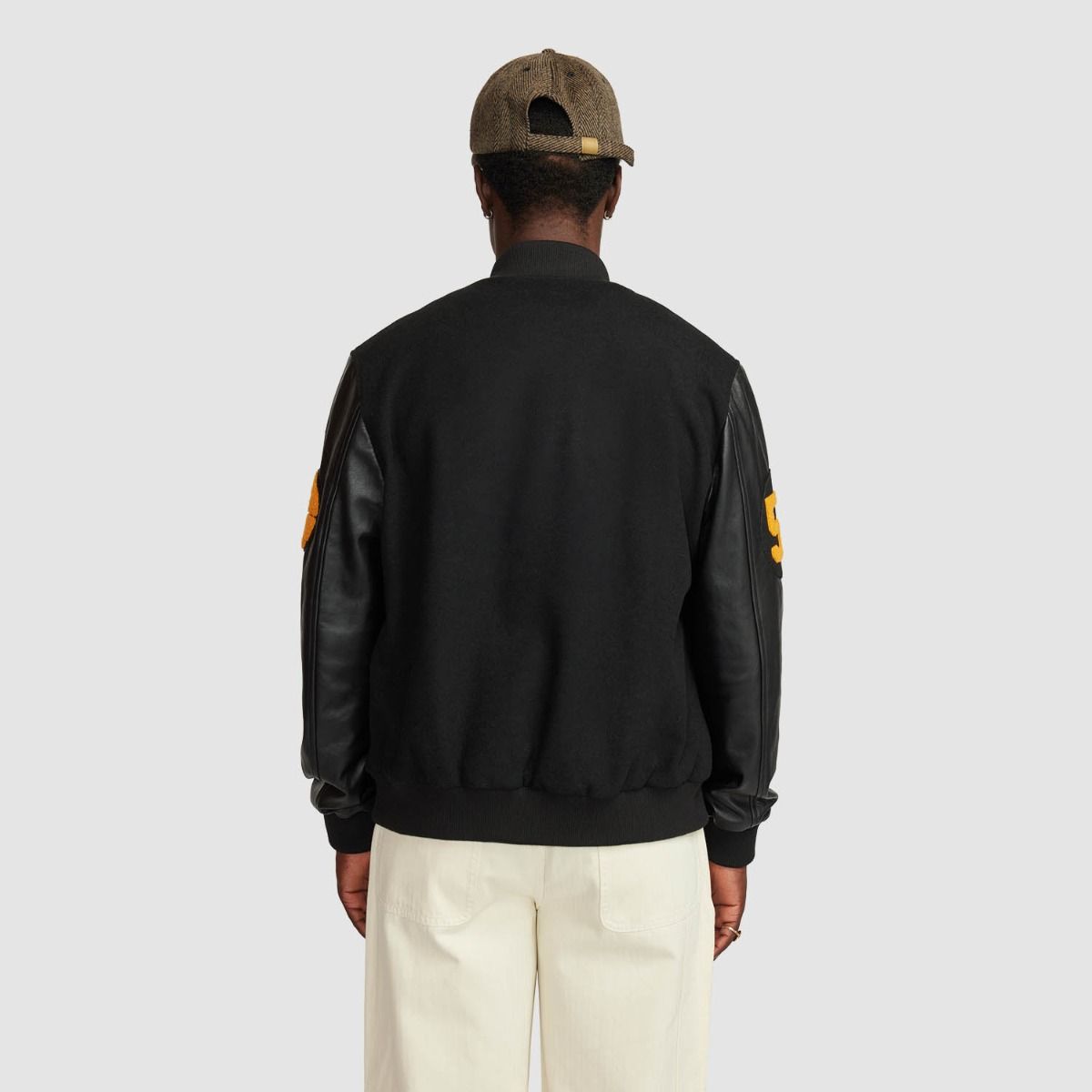 BROTHERWOLF LEAGUE VARSITY BOMBER JACKET